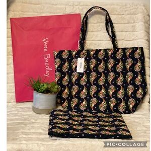 ✨🆕✨Bundle Set!!!Brand New Vera Bradley Grand Tote and Large Tech Sleeve